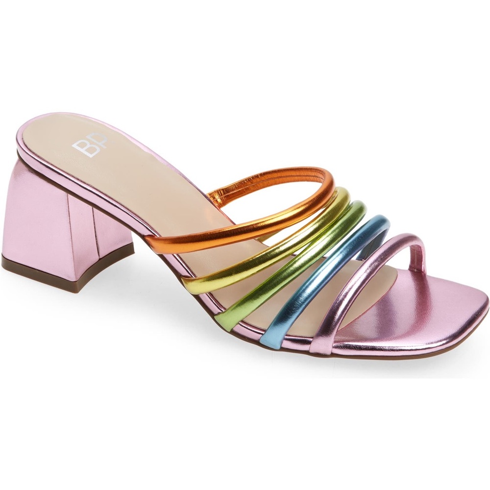 Colorful Strappy Women's Heels